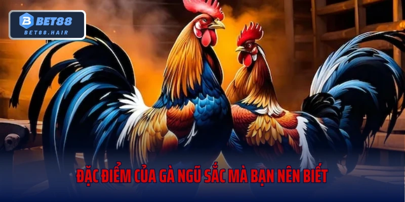 Đặc điểm của gà ngũ sắc mà bạn nên biết